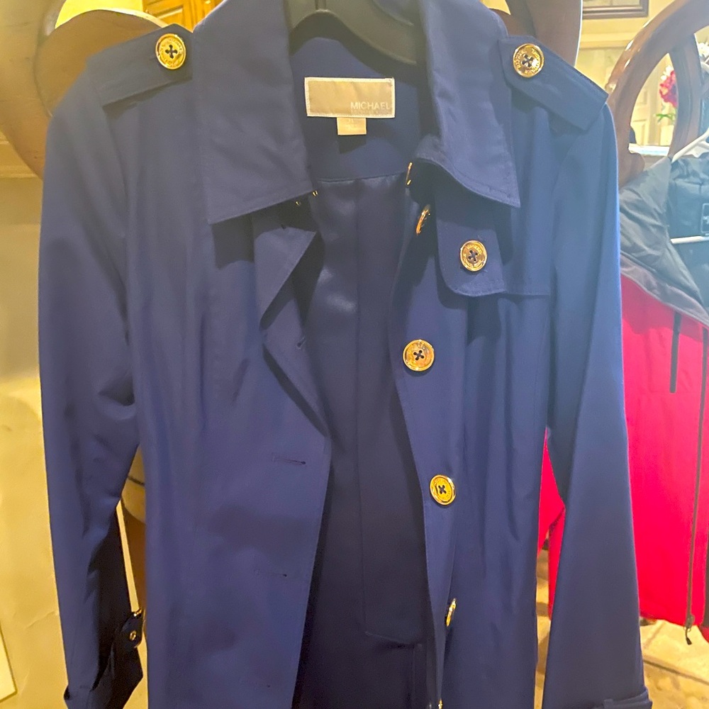 Women’s Michael by Michael Kors Petite Small size Royal blue light coat